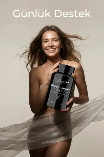 Комплекс коллагена 5 типов, тип 1,2,3, тип 5 и тип 10, биотин, витамин С, цинк и селен 90 таблеток - COLLAGEN FORTE PLATINUM (1)