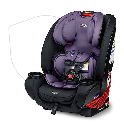 Комплект автокресла Britax One4Life, 10 лет использования от 5 до 120 фунтов, обращенное назад/вперед от детского сиденья до бустера - 5