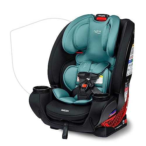 Комплект автокресла Britax One4Life, с возможностью установки лицом/спиной к движению, от младенчества до бустера, 5-120 фунтов и 63 дюйма - 5