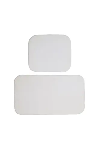 Комплект для ванной комнаты малый 2шт (80x50)(50x40)-Белый - SARAR (1)