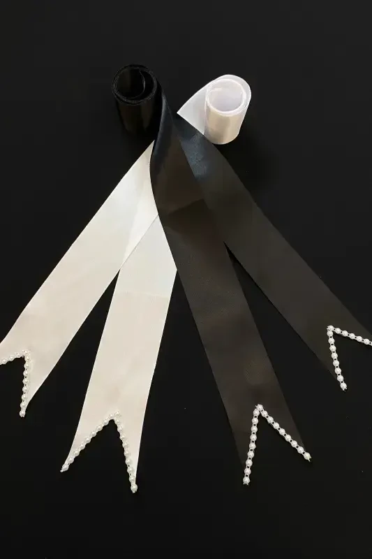 Комплект фаты для невесты темно-синего цвета, накидка на плечи для жениха, лента для украшений, роза для рук, шаль для хны, 10 шт. - темно-синий - 5