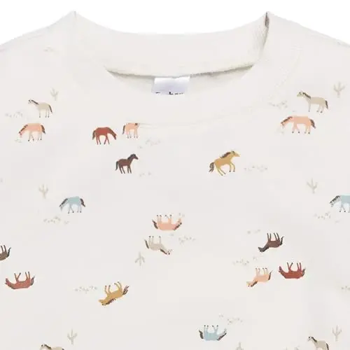 Комплект из свитшота из флиса и джоггеров, 2 предмета, для маленьких девочек Gerber - 3
