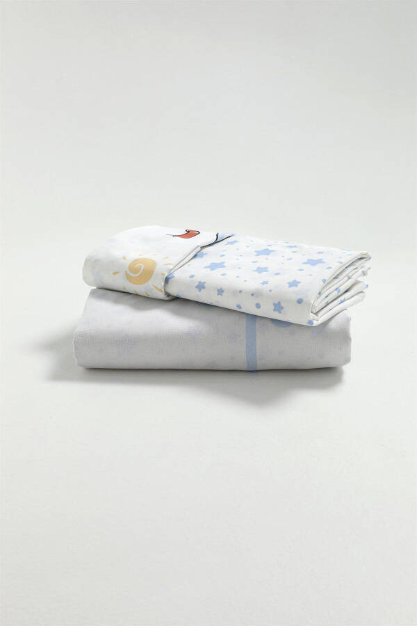 Комплект постельного белья для младенцев Kristal Sailing Ranforce - Синий - 2