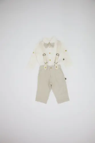 Комплект слипов для младенцев из 4 частей из льна - RG KIDSSTORE (1)