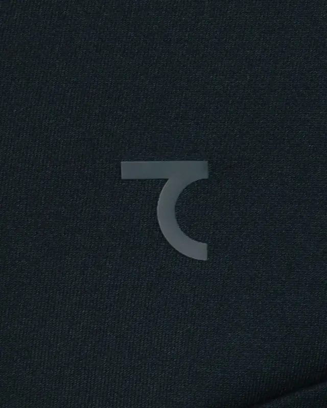 Комплект худи на молнии до середины груди и брюки карго - ЧЕРНЫЙ - 8