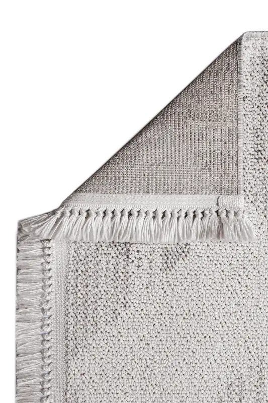 Konfor Bastia 1274 Cream Gray Beige Soft Knit Modern Woven Boucle Carpet-Colorful - 2