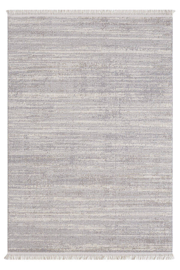 Konfor Bastia 1276 Cream Grey Soft Knit Modern Woven Boucle Rug - 8