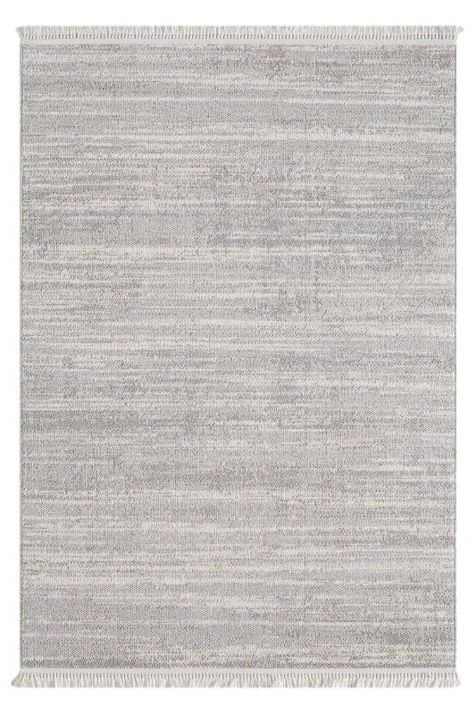Konfor Bastia 1276 Krem Gri Yumuşak Örgü Modern Dokuma Bukle Halı - Çok Renkli2 - 4