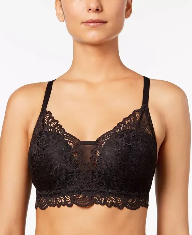 Comfort Revolution Lace Desire Shaping Wireless Bra DF6591 - Black - BALI