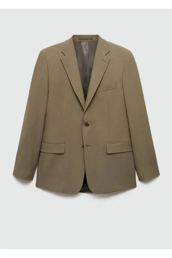 Konfor Streç Matodan Dar Kesim Blazer Ceket - 3