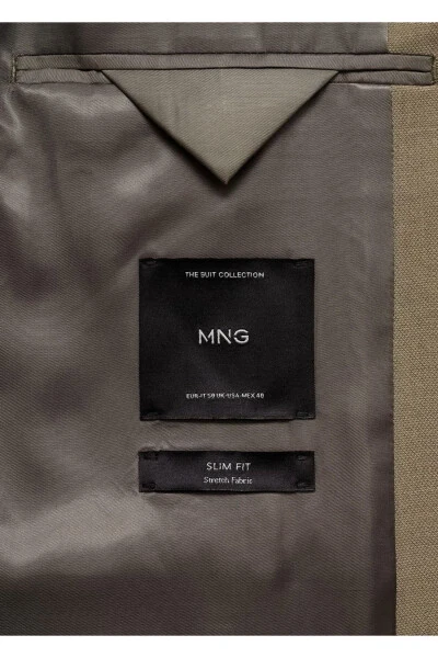 Konfor Streç Matodan Dar Kesim Blazer Ceket - 8