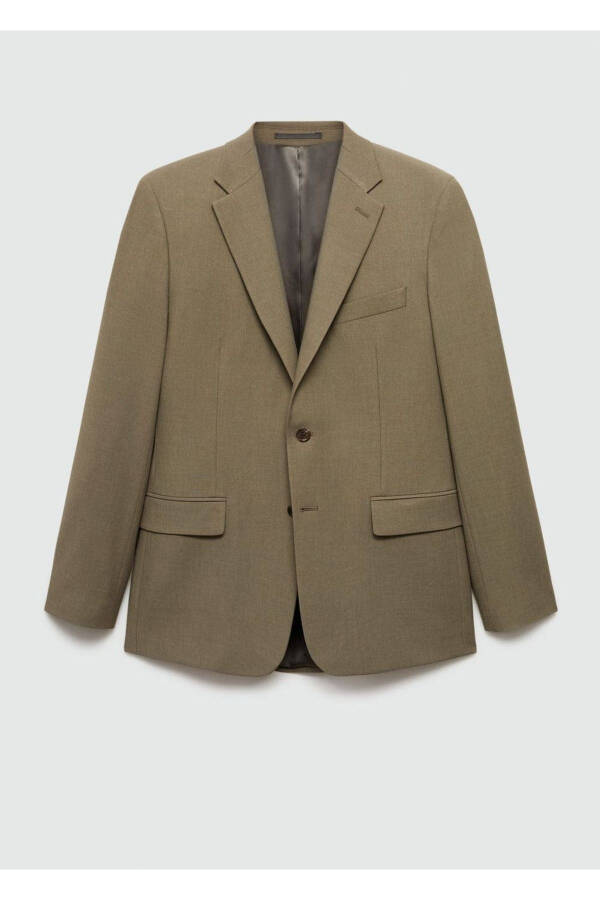Konfor Streç Matodan Dar Kesim Blazer Ceket - 3