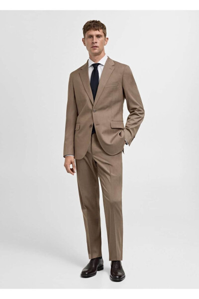 Comfort Strech Kumaş Dar Kesim Blazer Ceket - MANGO MAN (1)