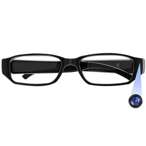 KONLEYA Smart Camera Glasses with Camera HD 1080P Sports Wearable Glasses for Outdoor Sports - 1