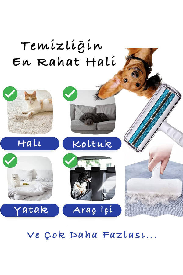 Konteynerli mushuk va itlar uchun uy hayvonlari tuklari tozalagich avtomobil chang yig'uvchi - 12
