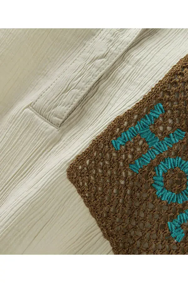 Kontrast cho'ntakli ko'ylak - 2