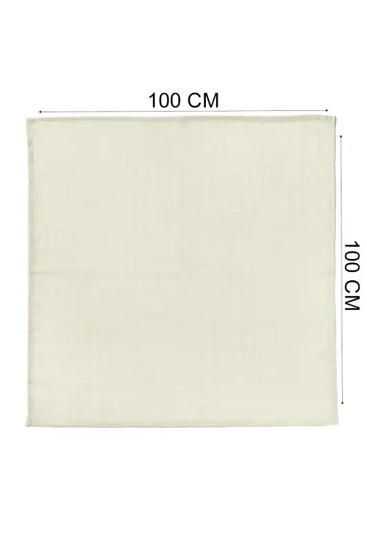 Ko'p maqsadli muslin bolalar adyoli - XXL 100x100 sm-Bej - 1