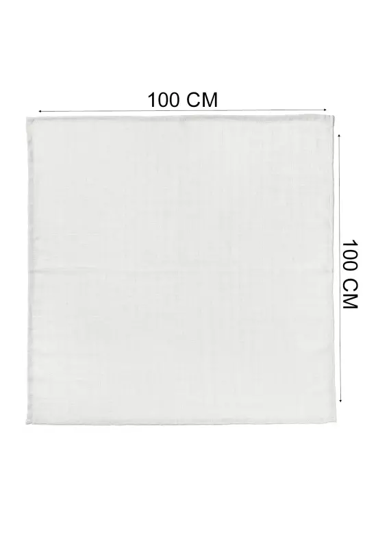 Koʻp maqsadli muslin bolalar adyoli - XXL 100x100 Sm - Kulrang - 2