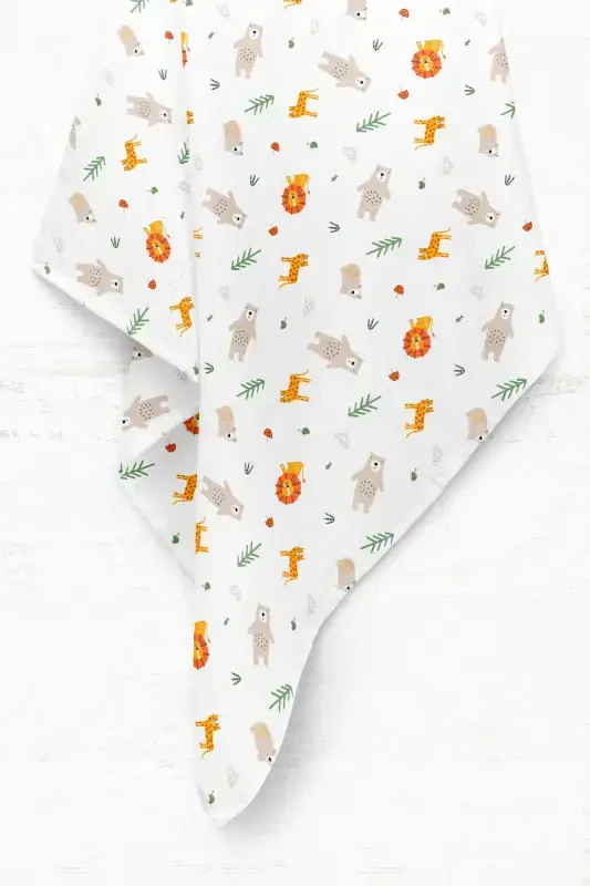 Koʻp maqsadli muslin chaqaloq adyoli Leo - Xl 75x100 Sm-Leo - 2