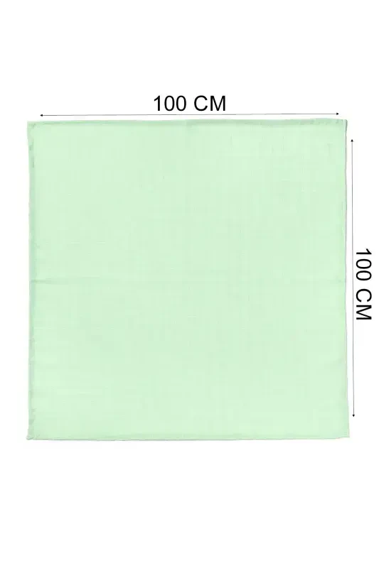 Ko'p maqsadli muslin chaqaloq ko'rpasi - XXL 100x100 Sm-Yashil - 2