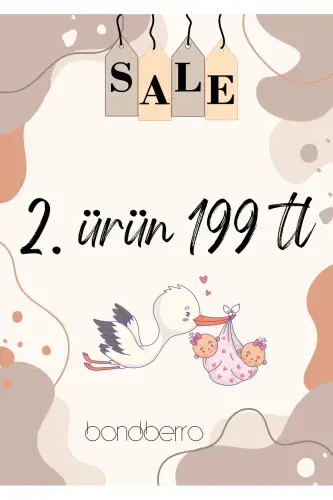 Ko'p maqsadli muslin choyshab & adyol 3'li to'plam 100% paxta Oeko-teks sertifikatlangan 80x80 sm-jigarrang - 3