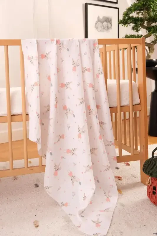 Ko'p maqsadli muslin choyshab & adyol 3'li to'plam 100% paxta Oeko-teks sertifikatlangan 80x80 sm-jigarrang - 6