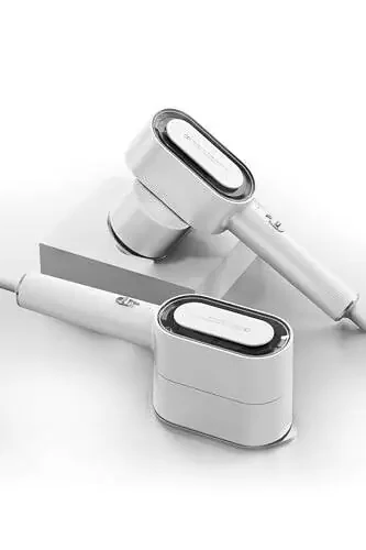 KopBeau Steamer for Clothes,2-in-1 Clothes Steamer & Iron for Wrinkles Remover,NTC Precision Ironing Protects Clothes,14 Min of Continuous Steam,1000W Travel Steamer for Travel and Home Use,White - 1