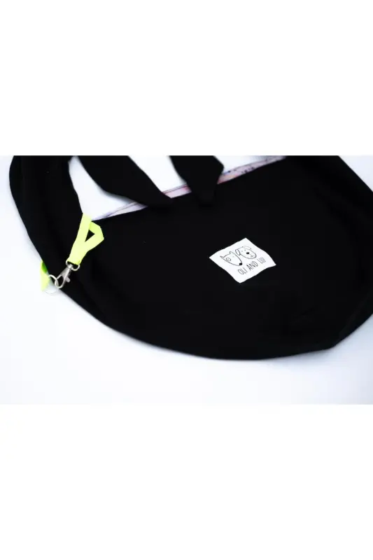 Siyah Köpek Taşıma Çantası (Pet Sling – Ana Kucağı) - SİYAH - 5