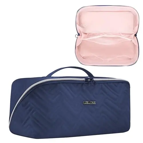 Leudes Hair Tools Travel Bag for Shark Flexstyle Portable Shark Hair Air Wrap Dryer Case (Navy Blue) - 2