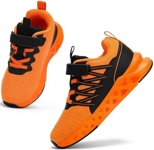 koppu Boys Girls Shoes Non-Slip Tennis Shoes Fashion Lightweight Breathable Kids Sneakers for Little Kids/Big Kids 