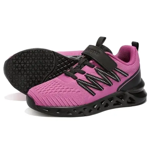koppu Boys Girls Shoes Non-Slip Tennis Shoes Fashion Lightweight Breathable Kids Sneakers for Little Kids/Big Kids - 3