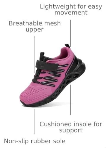 koppu Kids Shoes Running Shoes Girls Boys Primary School Students Sports Shoes Spring and Autumn Casual Shoes 