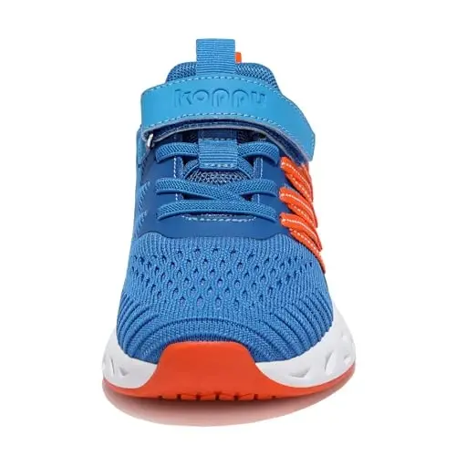 koppu Boys Girls Shoes Non-Slip Tennis Shoes Fashion Lightweight Breathable Kids Sneakers for Little Kids/Big Kids - 4