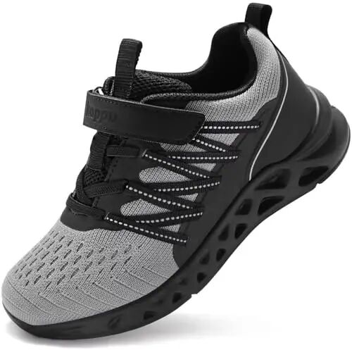 koppu Kids Boys Tennis Shoes for Girls Lightweight Slip on Running Sneakers | Breathable, Comfortable, Non Slip, No tie, Athletic, Walking, Gym, Sports, School, Daily Play, Toddler Little Big Kids - koppu