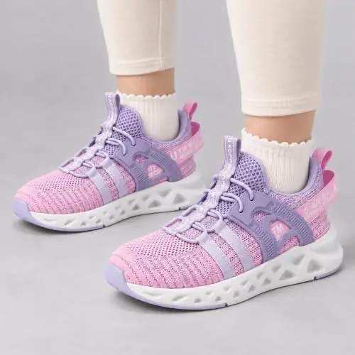 koppu Kids Boys Tennis Shoes for Girls Lightweight Slip on Running Sneakers | Breathable, Comfortable, Non Slip, No tie, Athletic, Walking, Gym, Sports, School, Daily Play, Toddler Little Big Kids - 2