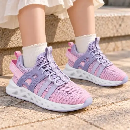 koppu Kids Boys Tennis Shoes for Girls Lightweight Slip on Running Sneakers | Breathable, Comfortable, Non Slip, No tie, Athletic, Walking, Gym, Sports, School, Daily Play, Toddler Little Big Kids - 3
