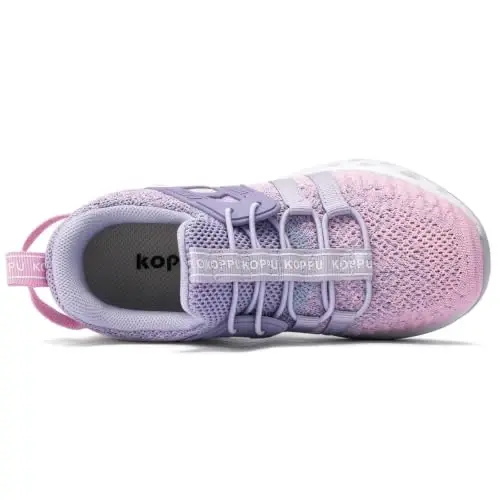 koppu Kids Boys Tennis Shoes for Girls Lightweight Slip on Running Sneakers | Breathable, Comfortable, Non Slip, No tie, Athletic, Walking, Gym, Sports, School, Daily Play, Toddler Little Big Kids - 5