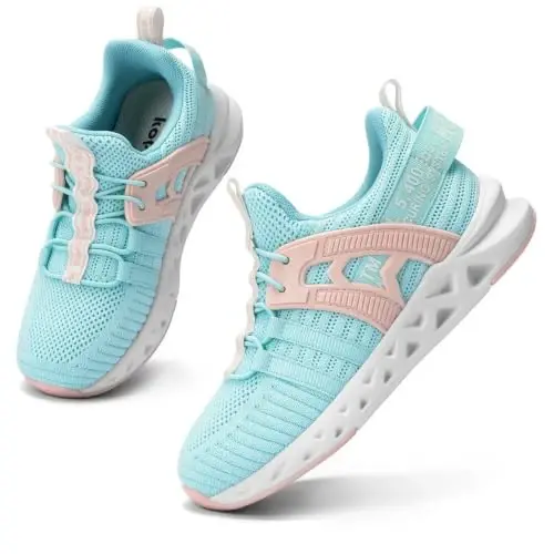 koppu Kids Boys Tennis Shoes for Girls Lightweight Slip on Running Sneakers | Breathable, Comfortable, Non Slip, No tie, Athletic, Walking, Gym, Sports, School, Daily Play, Toddler Little Big Kids - 1