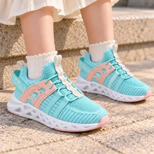 koppu Kids Boys Tennis Shoes for Girls Lightweight Slip on Running Sneakers | Breathable, Comfortable, Non Slip, No tie, Athletic, Walking, Gym, Sports, School, Daily Play, Toddler Little Big Kids - 3