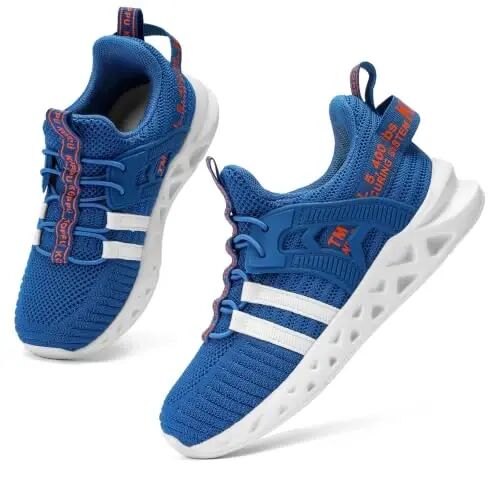 koppu Kids Boys Tennis Shoes for Girls Lightweight Slip on Running Sneakers | Breathable, Comfortable, Non Slip, No tie, Athletic, Walking, Gym, Sports, School, Daily Play, Toddler Little Big Kids - koppu