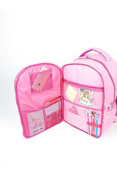 Korean Style Orthopedic Special Design Multi-Pocket Waterproof New Generation Accessory Girls School Backpack - 2