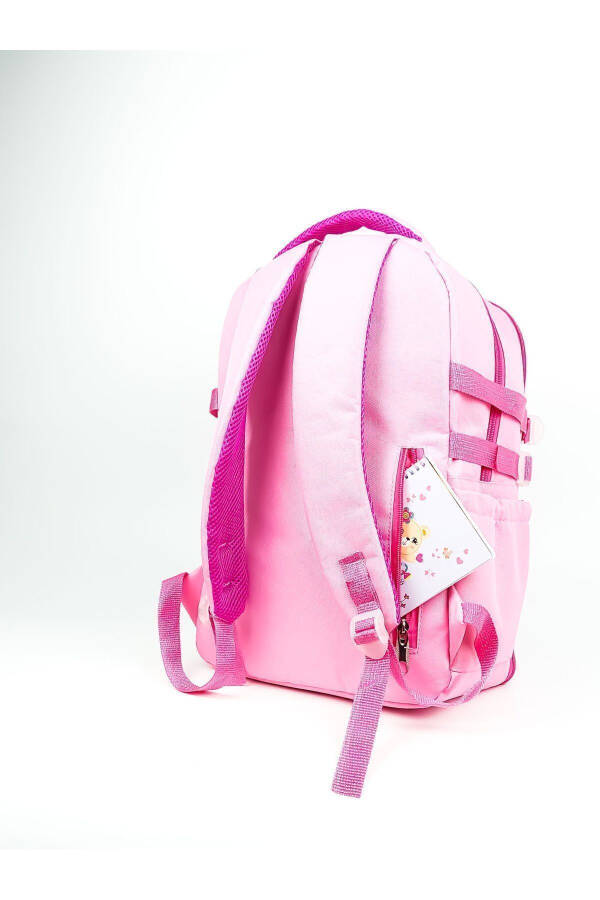 Korean Style Orthopedic Special Design Multi-Pocket Waterproof New Generation Accessory Girls School Backpack - 5