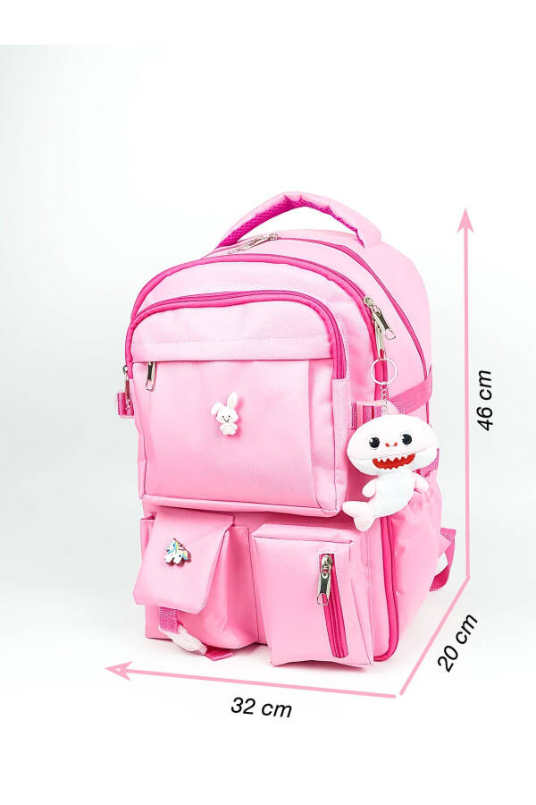 Korean Style Orthopedic Special Design Multi-Pocket Waterproof New Generation Accessory Girls School Backpack - 11