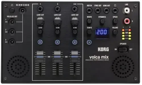 Korg Volca Mix Analog Performans Mikseri To'rt Kanalli Kuchli Master Zanjiri bilan - 3