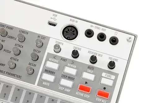 Korg Volca Sample 2 Цифровой Сэмплер Секвенсор Драм-Машина с Режимом Цепочки Паттернов и 16-шаговым Секвенсором - 3