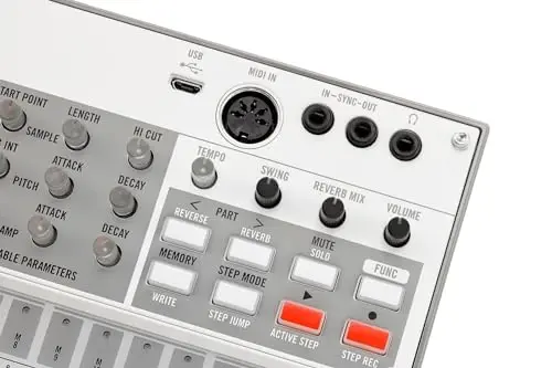 Korg Volca Sample 2 Цифровой Сэмплер Секвенсор Драм-Машина с Режимом Цепочки Паттернов и 16-шаговым Секвенсором - 3