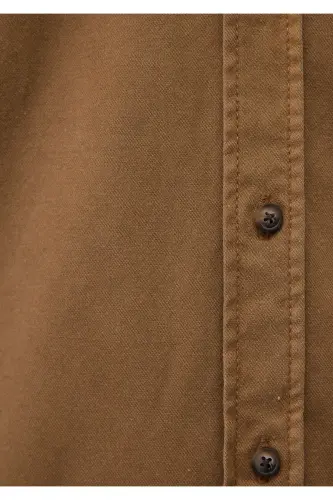 Коричневая Рубашка Regular Fit / Normal Kesim 02112 - 6