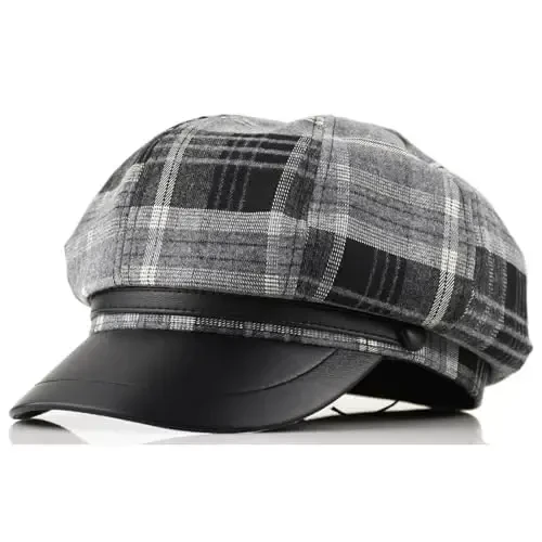 KORIXINE Ayollar Gazetasi Kepkasi Frantsuz Moda Shlyapalari Yozgi Taksi Haydovchisi Nonvoy Bola Shlyapasi Kuzgi Beret Kepkasi - MODAZONE