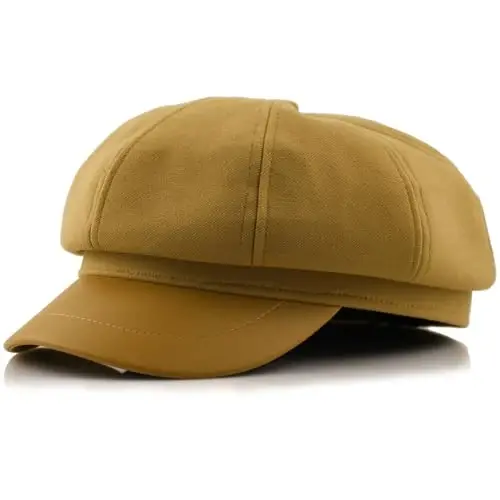 KORIXINE Ayollar gazetasi kepkasi Frantsuz moda shlyapalari Yozgi taksichi novvoy yigit shlyapasi Kuzgi beret kepkasi 