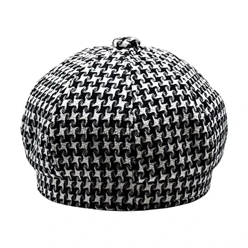 KORIXINE Kadın Gazeteci Kapağı Fransız Moda Şapkalar Yaz Cabbie Baker Boy Şapka Sonbahar Beret Kap için - 6